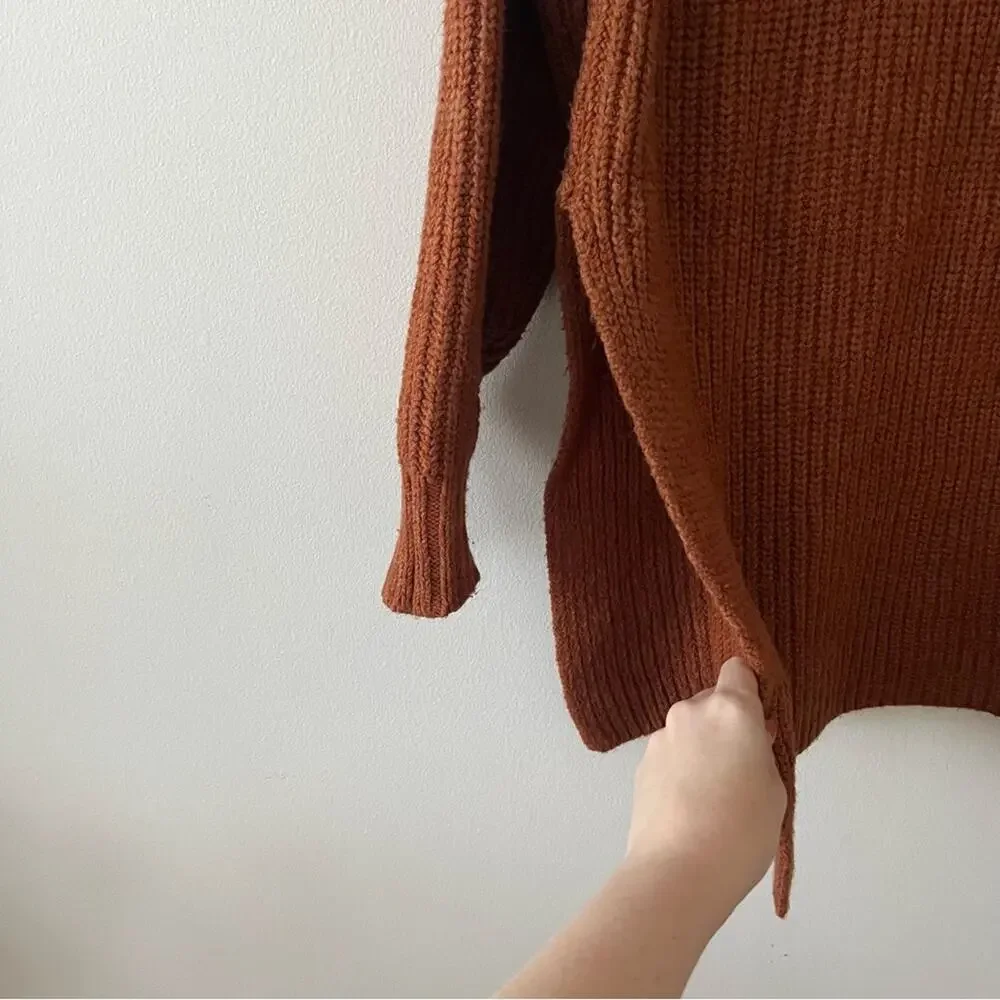 Free People Eleven Knit Turtleneck Tunic Sweater